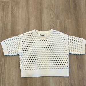 Varley Women’s Cream Knit Sweater size L